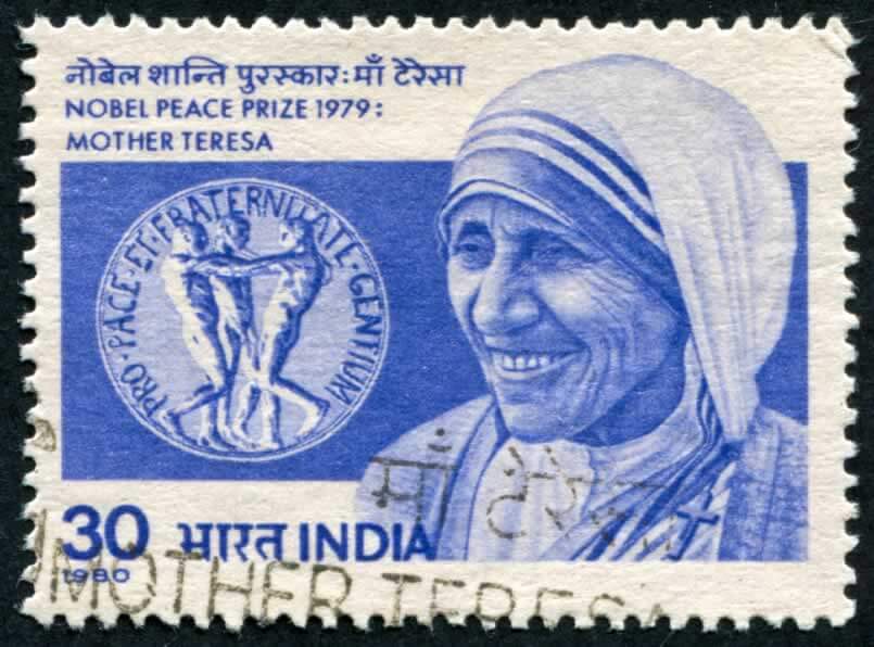 Mother Teresa postage stamp