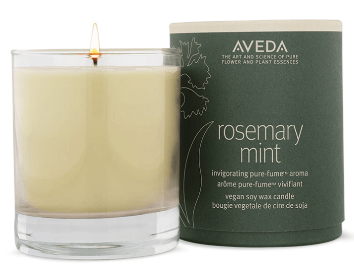 rosemary mint vegan soy candle from aveda